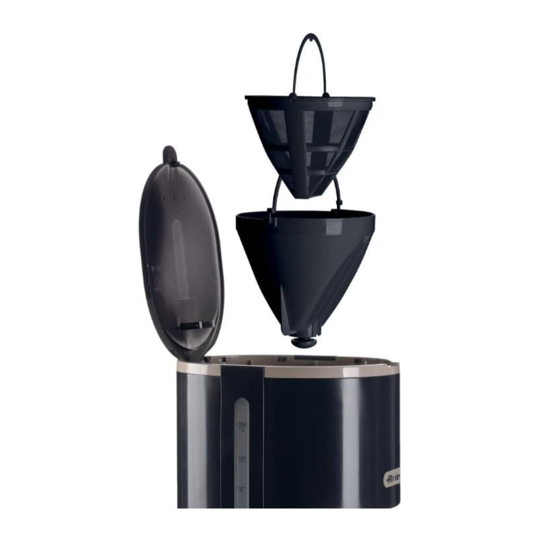 Cafetera Drip Negro/Metal - Imagen 2