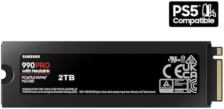 Samsung 990 PRO con disipador de calor SSD 2TB, PCIe Gen4 M.2 2280 uni - Imagen 3
