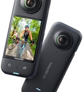 Insta360 X3 - Cámara 360 impermeable, sensores 1/2 pulgada 48 MP, vide - Imagen 2