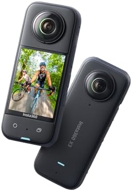 Insta360 X3 - Cámara 360 impermeable, sensores 1/2 pulgada 48 MP, vide - Imagen 2