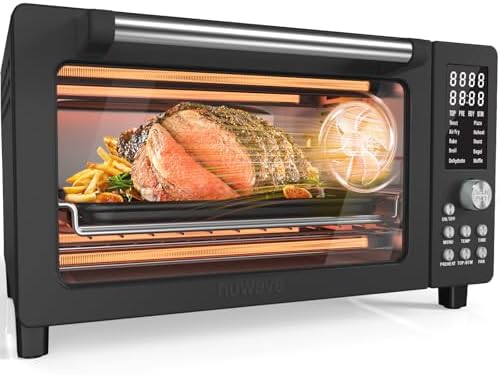 Nuwave Bravo Pro Smart Air Fryer - Combo de horno tostador, horno de c - Imagen 2