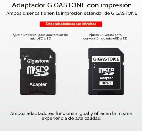 GIGASTONE Tarjeta Micro SD de 32 GB, paquete de 10 unidades, video Ful - Imagen 3