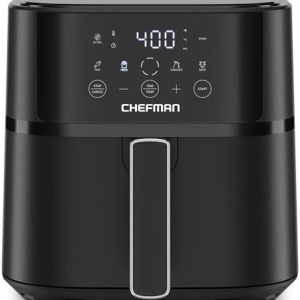 Chefman - Freidora de aire de 6 QT compacta para comidas rápidas y fác - Imagen 2