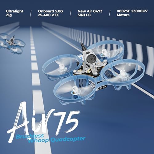 BETAFPV Air75 Brushless Whoop Quadcopter, Ultralight 1S 75mm Micro Who - Imagen 3