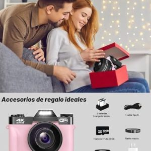 2024 Actualización VJIANGER Cámara Digital para Fotografía y Videoblog - Imagen 3