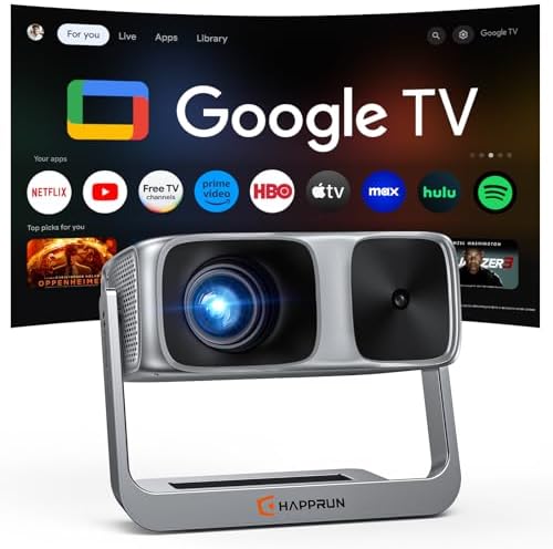 Proyector para exteriores de Google TV con licencia oficial ANSI 2000 - Imagen 2
