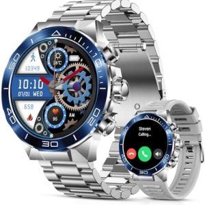 SOUYIE Smart Watch for Men Answer/Make Call 1.43" AMOLED 24H Health Mo - Imagen 2