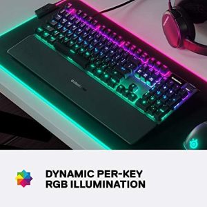 SteelSeries Apex 5 Teclado mecánico híbrido para juegos, iluminación R - Imagen 3