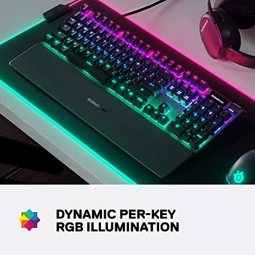 SteelSeries Apex 5 Teclado mecánico híbrido para juegos, iluminación R - Imagen 3