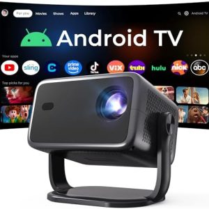 Proyector inteligente con WiFi 6 y Bluetooth 5.4, 800 ANSI nativo 1080 - Imagen 2