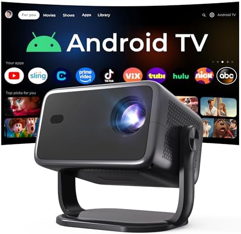 Proyector inteligente con WiFi 6 y Bluetooth 5.4, 800 ANSI nativo 1080 - Imagen 2