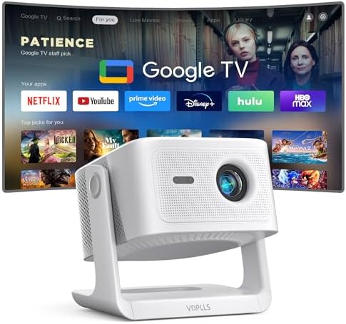 【Google TV con licencia oficial】Proyector inteligente 4K con WiFi y Bl - Imagen 2