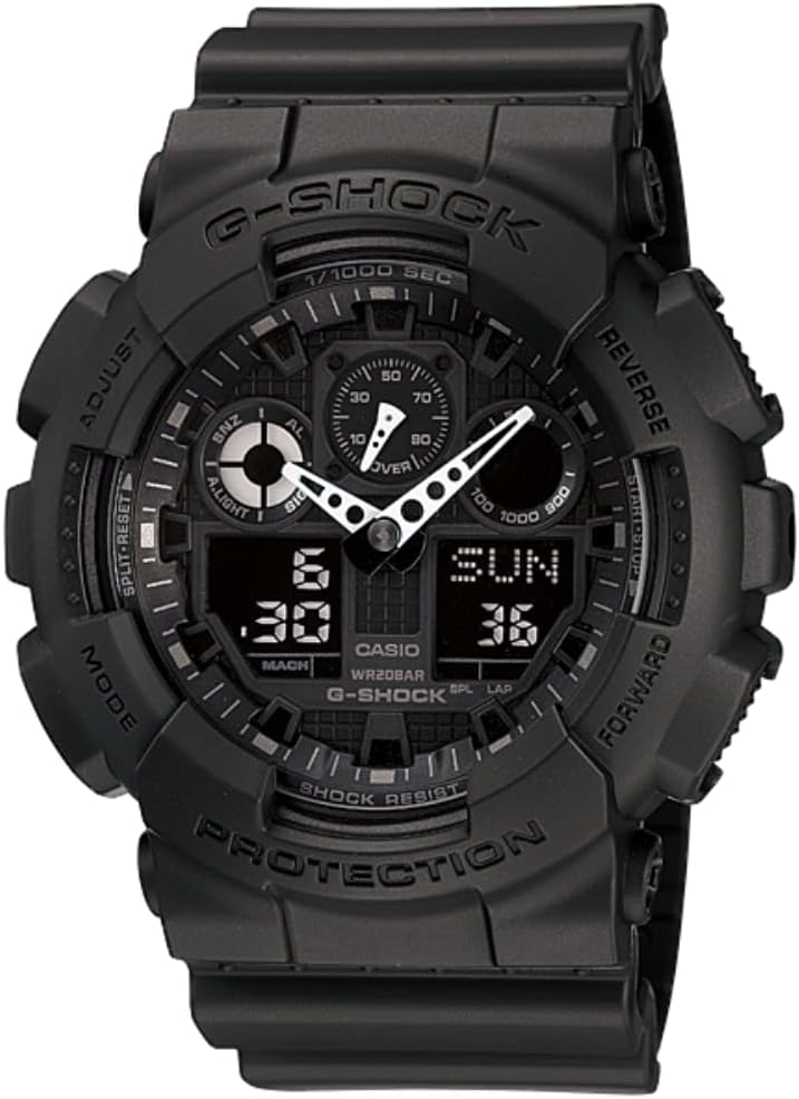 Casio G-Shock GA100-1A1 | Reloj analógico-digital resistente para homb