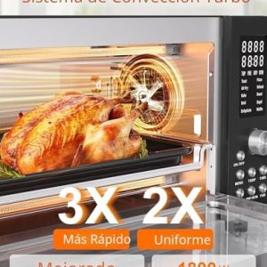 Nuwave Bravo Pro Smart Air Fryer - Combo de horno tostador, horno de c - Imagen 3