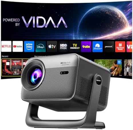 Proyector inteligente VIDAA OS 1000 ANSI, proyectores para exteriores - Imagen 2