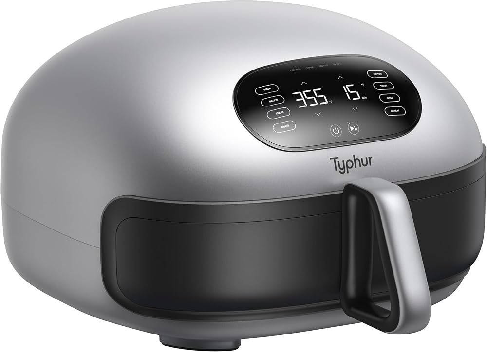 Typhur Dome 2 AI - Freidora de aire extra grande mejorada con IA, con