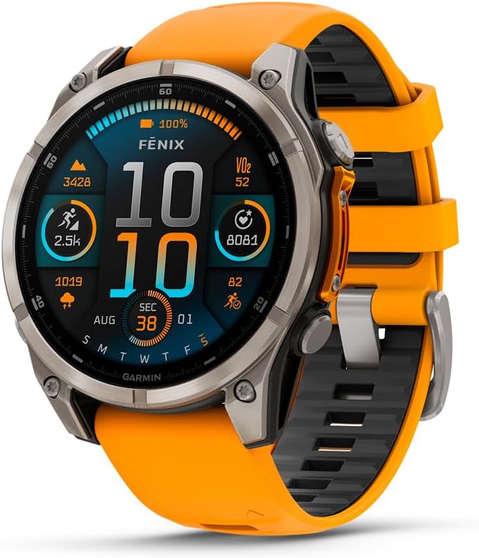 Garmin fēnix® 8 – 47 mm, AMOLED, Zafiro, Smartwatch GPS Multisport Pre