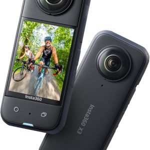 Insta360 X3 - Cámara 360 impermeable, sensores 1/2 pulgada 48 MP, vide