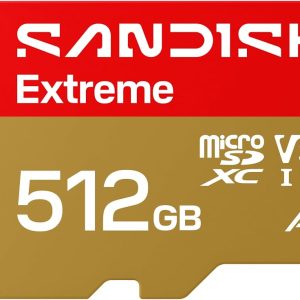 SANDISK Tarjeta UHS-I de 512 GB Extreme MicroSD - Velocidad de lectura