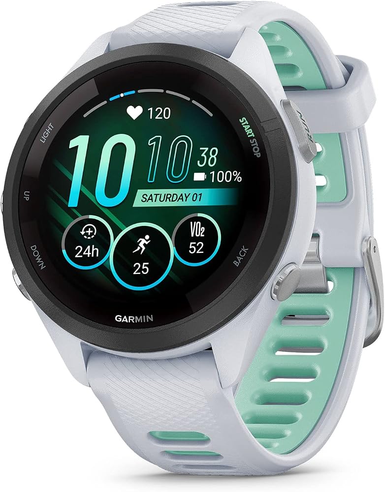 Reloj inteligente para correr Garmin Forerunner 265S, pantalla AMOLED