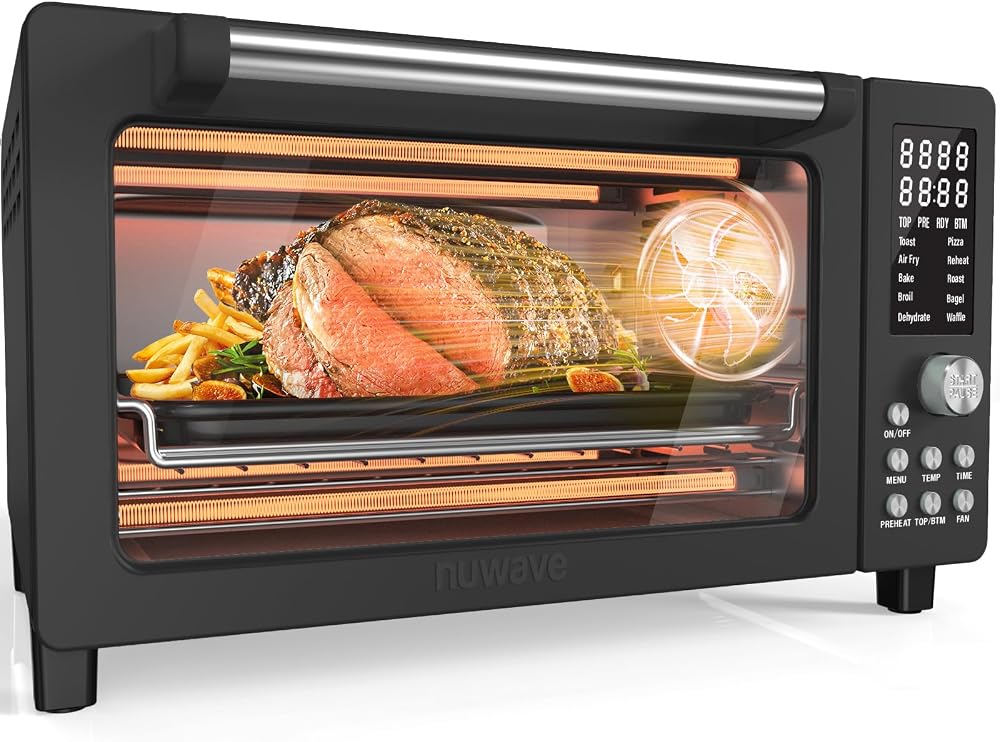 Nuwave Bravo Pro Smart Air Fryer - Combo de horno tostador, horno de c