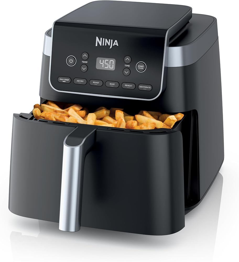 Ninja | Freidora de aire | Capacidad Pro XL de 6.5 QT, cabe 9 libras d
