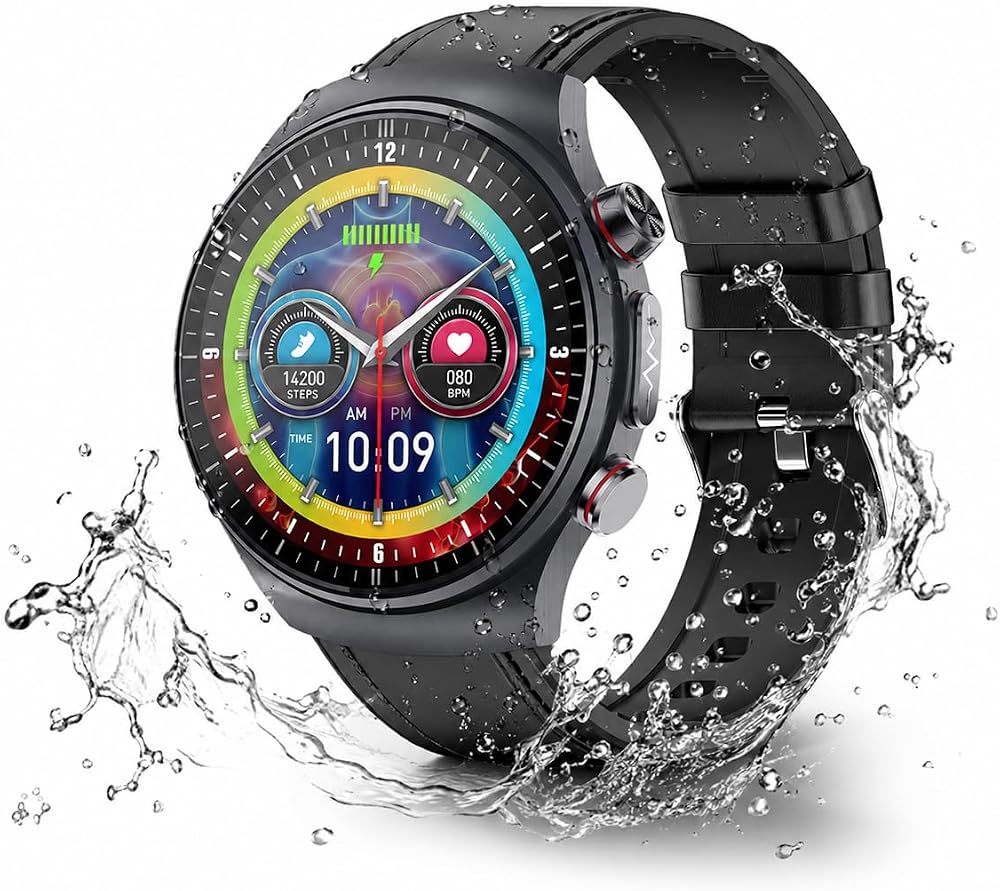 Reloj inteligente para hombre, llamadas Bluetooth, pantalla AMOLED de