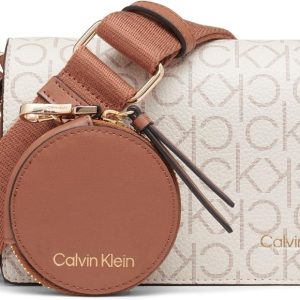 Calvin Klein Women's Millie Camera Bag Crossbody Handbag | Vegan Leath