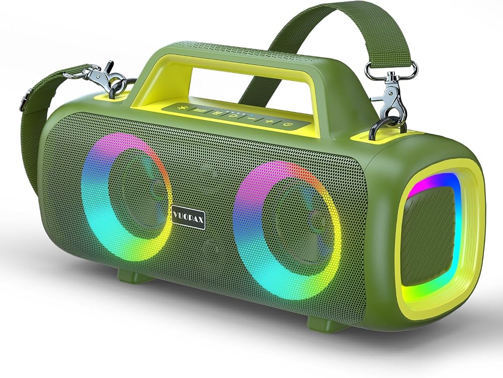 Altavoz Bluetooth portátil inalámbrico, sonido fuerte de 140 W (máximo