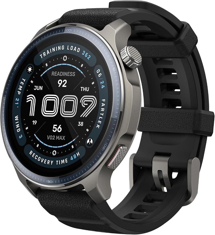Amazfit Balance 2 - Reloj inteligente, cristal de zafiro AMOLED de 1,5