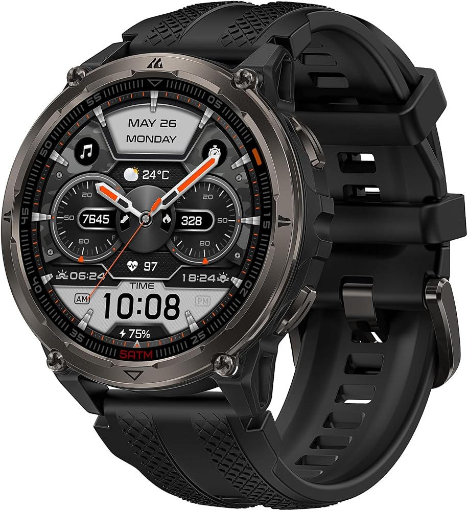KOSPET ORB 2 Smart Watch Rugged, Dual-Band GPS, 5 ATM & IP69 Waterproo