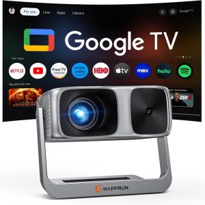 Proyector para exteriores de Google TV con licencia oficial ANSI 2000