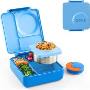 Omie OmieBox - Lonchera Bento aislada a prueba de fugas con tarro de c