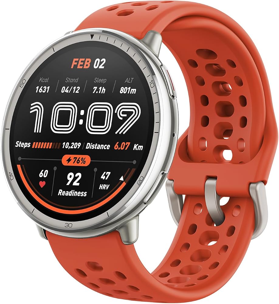 Amazfit Active 2 - Reloj inteligente, pantalla AMOLED de 1.32", GPS, i