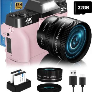 2024 Actualización VJIANGER Cámara Digital para Fotografía y Videoblog