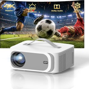 [Sistema AI Movin 2.0/1200 ANSI/enfoque automático] Proyector 4K con W
