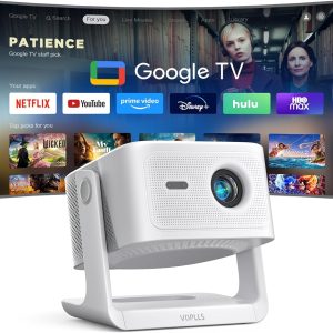【Google TV con licencia oficial】Proyector inteligente 4K con WiFi y Bl