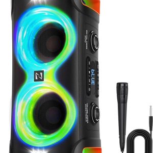 Altavoz Bluetooth de 300 W pico con 1 micrófono, subwoofer inalámbrico