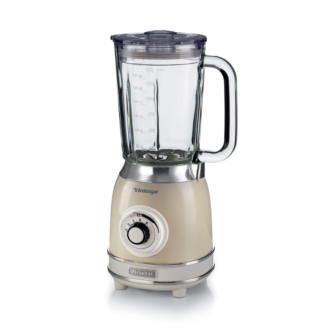 LICUADORA ARIETE VASO VIDRIO CREMA/BEIGE