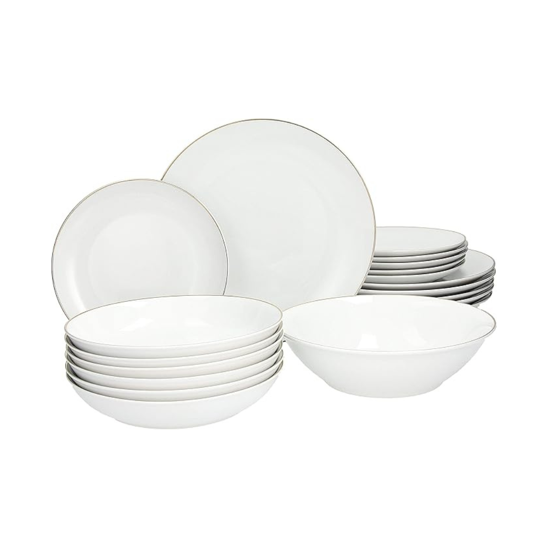 Juego de Mesa 18pcsmetropolis Fascetta Platino