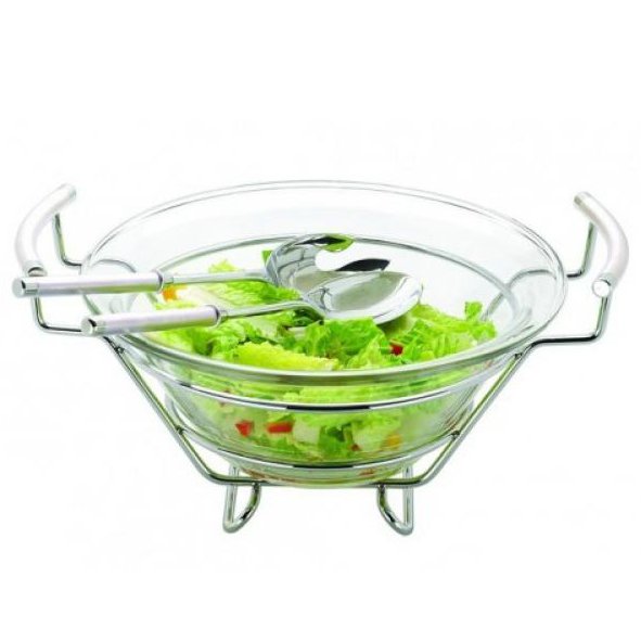 Ensaladera Perle 30 Cms C/Cubiertos