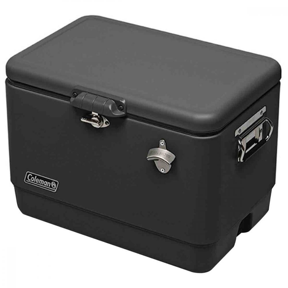 Conservadora Coleman 54Qt Acero Inox Negro - Imagen 2