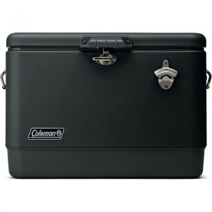 Conservadora Coleman 54Qt Acero Inox Negro