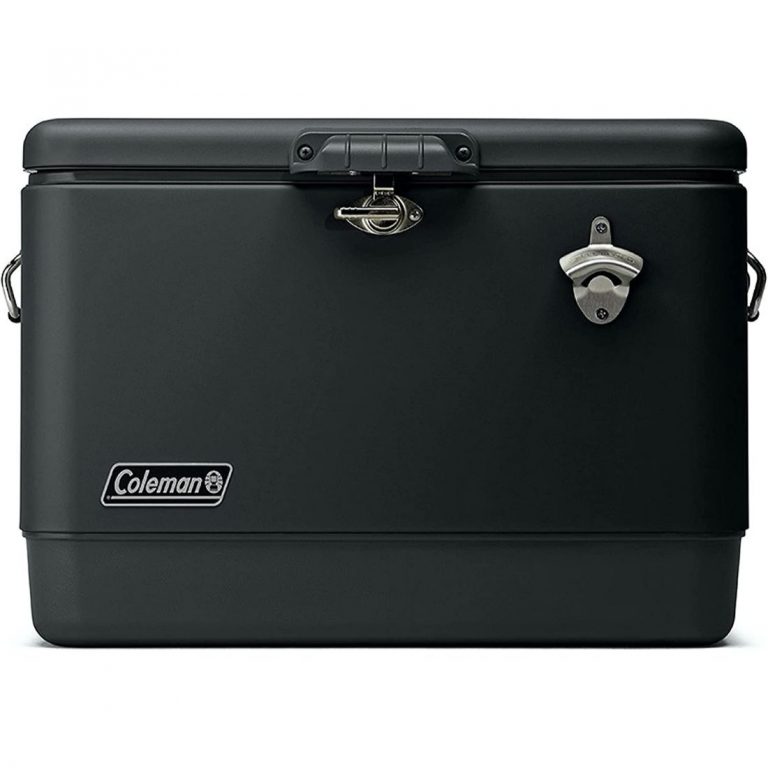 Conservadora Coleman 54Qt Acero Inox Negro
