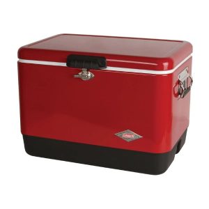 Conservadora Coleman 54Qt Acero Inox Rojo - Imagen 2