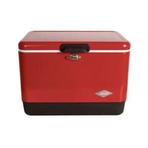 Conservadora Coleman 54Qt Acero Inox Rojo