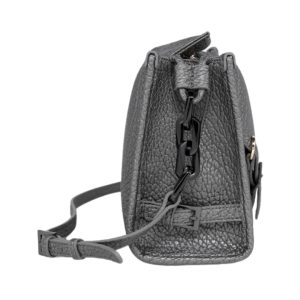 Cartera bandolera diseño clásico gris mujer Fiore - Imagen 2