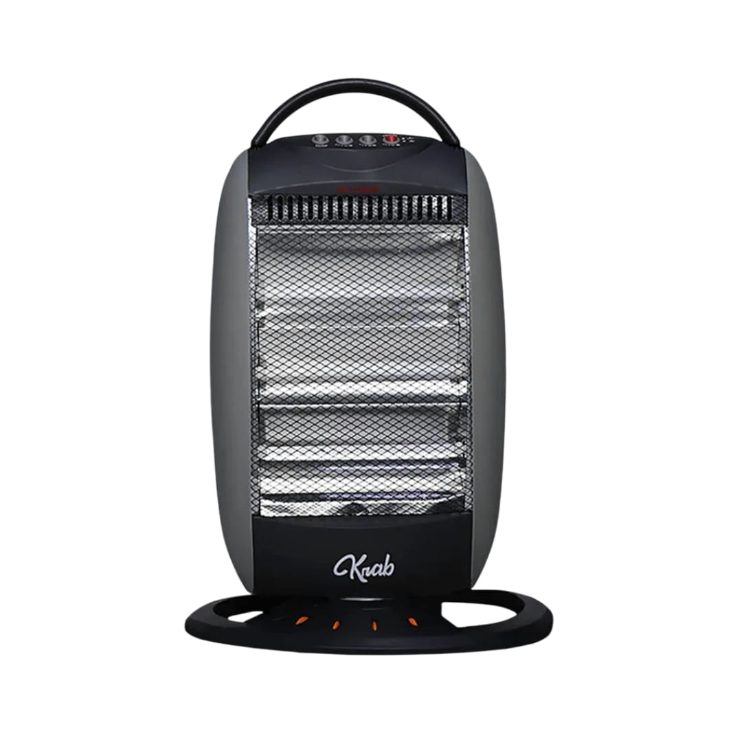 Estufa A Quarzo Oscilante 1200W Kbeo1200 Gris Negro Quanta