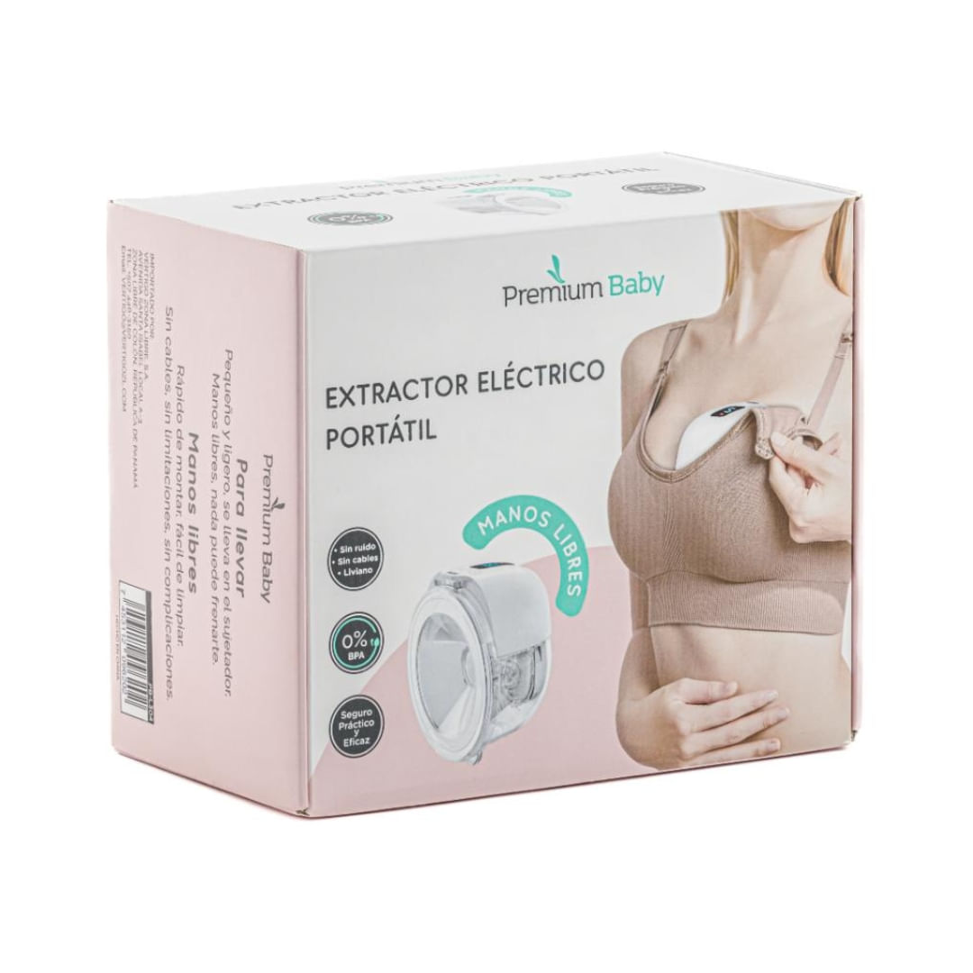 Extractor Eléctrico De Leche Manos Libres Con 1 Pum Premium Baby - Imagen 3