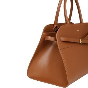 Cartera Detalle Cinto Camel Mujer Fiore - Imagen 3